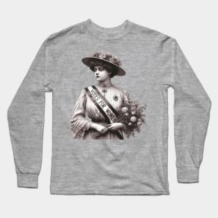 The Suffragette Long Sleeve T-Shirt